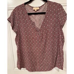 Lucy and Laurel short sleeve top. Size XL